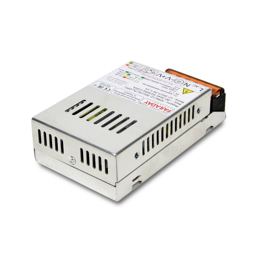 Блок живлення Faraday Electronics 40Wt/12-36V/ALU Київ - фото 2