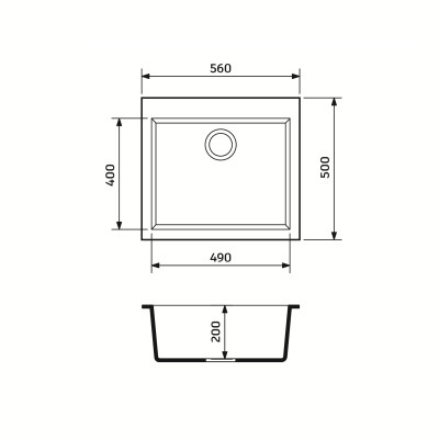 Мойка кухонная Adamant Univer Old stone + змішувач + дозатор + ополіскувач склянок + колан (4824296106610) Винница - изображение 5