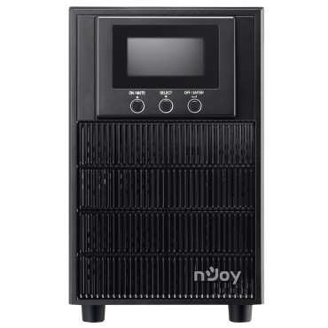 ДБЖ NJOY Aten Pro 2000 (PWUP-OL200AP-AZ01B), Online, 3 x Schuko, USB, LCD, метал Чорний Харьков - изображение 1