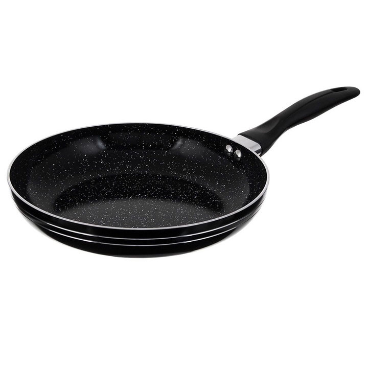 Сковорода з ручкою алюміній, Зручна сковорода для дому Зручна для щоденного використання HS-38 Львів - фото 3