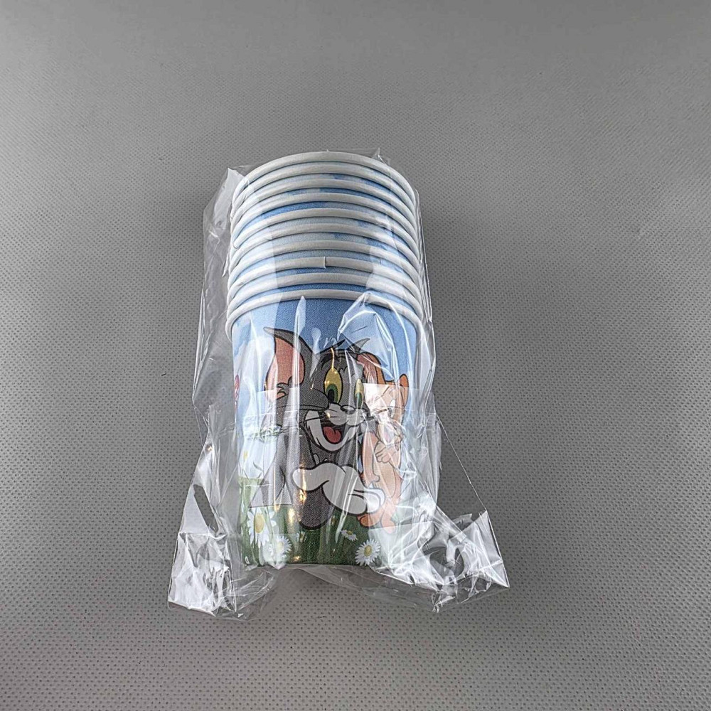 Набор Детский(№2) Стакан  бумажный  180гр (10шт) ТМ "Супер торба" (1 пачка) Харків - фото 2