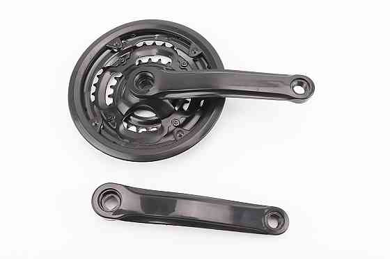 Шатуни "квадрат" 170мм, 42.34.24T MTB, чорні BL 05 (можливі потертості) Киев