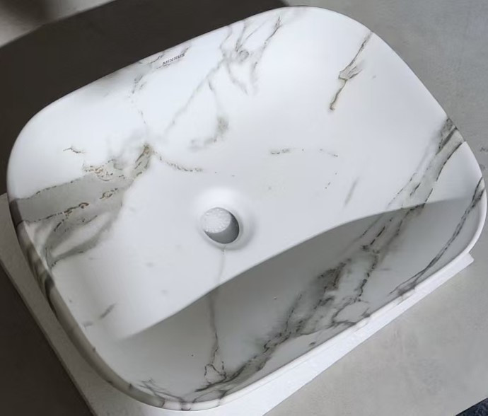 Раковина накладна MIXXUS PREMIUM DIVERSE-0114 MARBLE 455х325х135mm   ( MP6545 ) 25562 Харьков - изображение 7