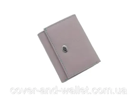 Маленький женский кошелек на магните пудрового цвета ST Leather Киев - изображение 7