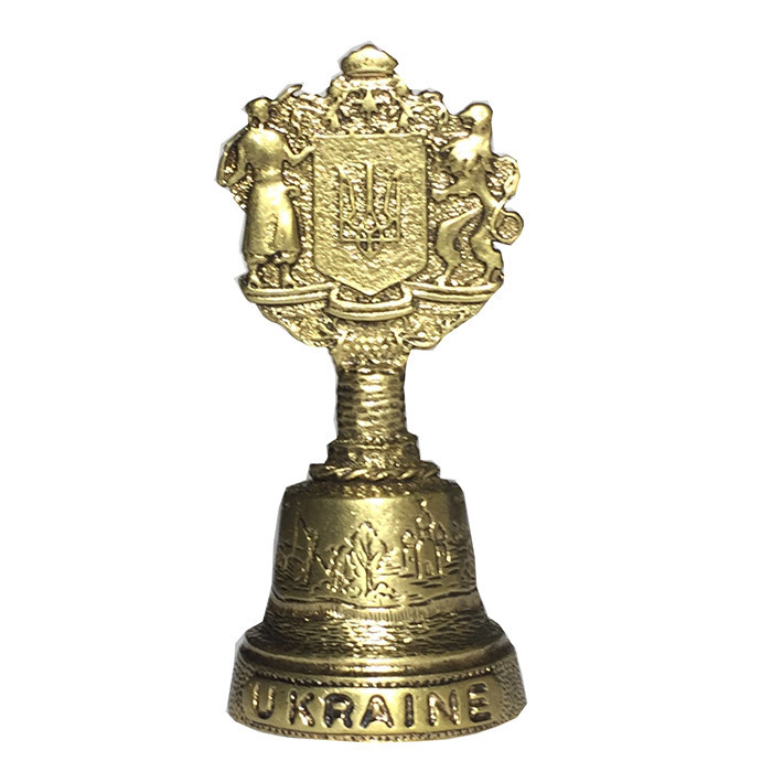 Колокольчик бронзовый сувенирный Украина Киев - изображение 1
