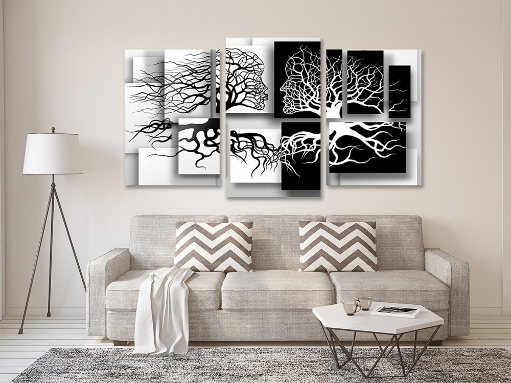 Модульная картина в гостиную / спальню  Дівчина та чоловік Art-595_3 70x130 см Киев - изображение 2