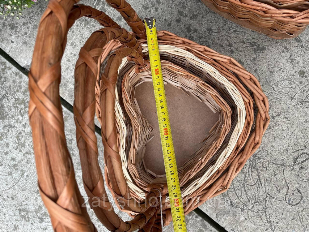 Набор корзинок в виде сердца 4 шт Киев - изображение 4