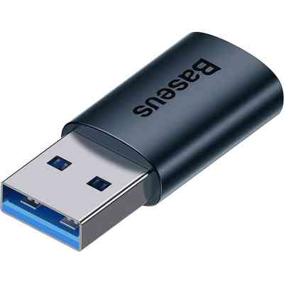 Перехідник USB 3.1 M to USB-C F blue Baseus (ZJJQ000103) Вінниця