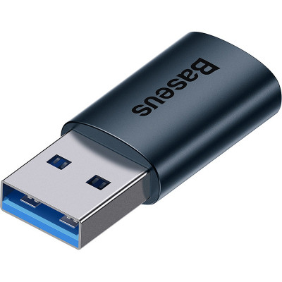 Перехідник USB 3.1 M to USB-C F blue Baseus (ZJJQ000103) Вінниця - фото 5