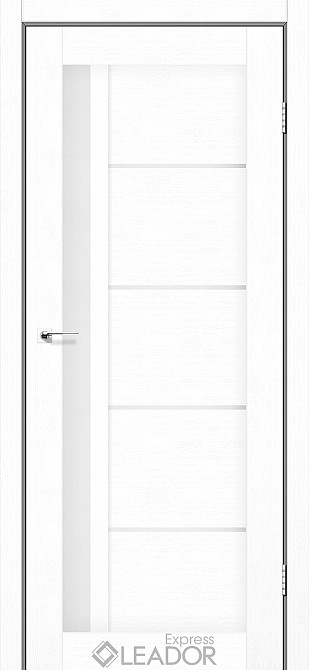 Коллекция LEADOR Express. Двери RIM  Полотно, эко-шпон Белый лен Киев - изображение 1