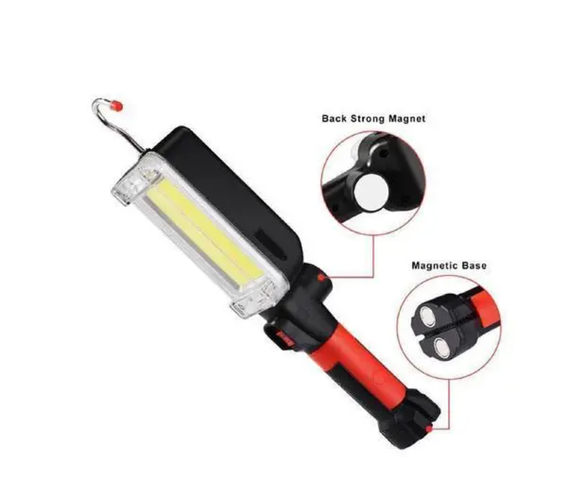 Світлодіодний ліхтарик для кемпінгу BL-8859B COB 2*18650 BATTERY USB CHARGE 7636 Одеса - фото 6