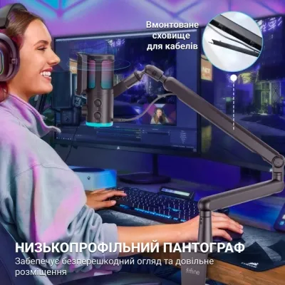 Мікрофон Fifine TAM6 Black (TAM6) Вінниця - фото 5