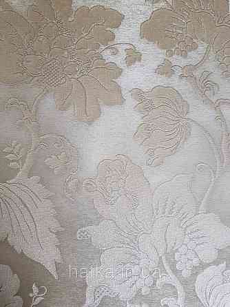 Шпалери вінілові на флізеліні Rasch Trianon Xlll 0.53х10 класика під текстиль гобелен квіти листя золотом Київ