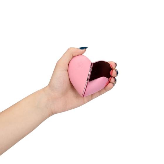 Вибратор-сердце, имитирует постукивание, цвет розовый Loveline (Нидерланды) Sex Aura Киев