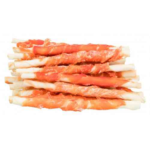 Лакомство Trixie Denta Fun Chewing Rolls для собак Палочка для чистки зубов с курицей 12 см 240 г 30 шт Киев
