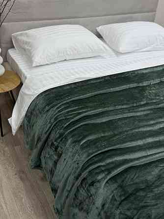 Ecotton Плед Ecotton 220х240 см Well Soft зелений пудровий (17-0112 Matte green) Коломия