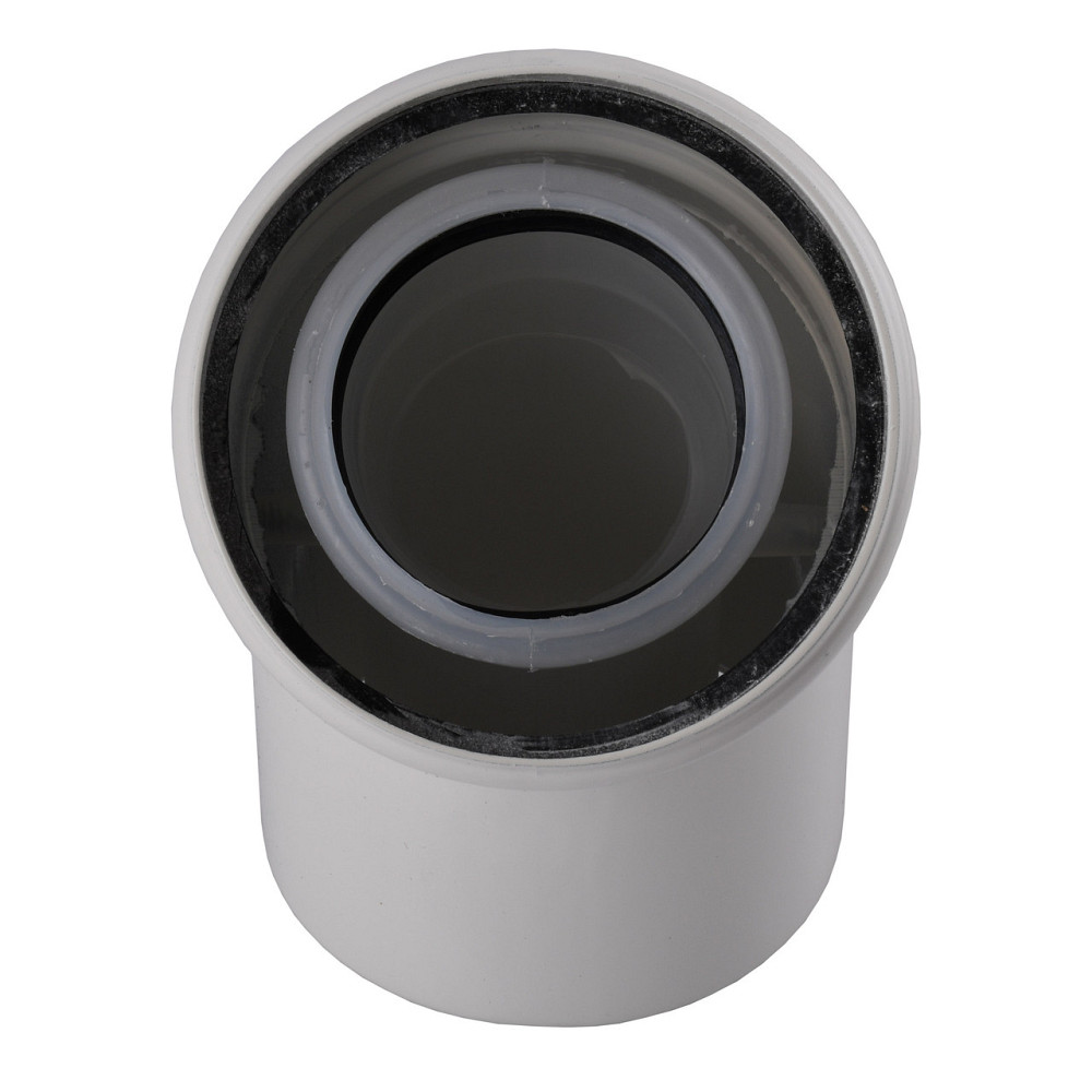 Коліно 45 градусів, d = 60/100 mm CE.00.30 C Конденсаційне Київ - фото 3