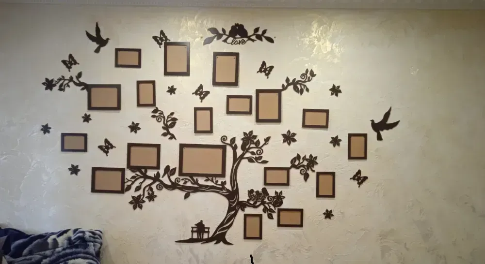 Генеалогічне дерево, фоторамки, настінні фотографії 11, 13, 18 кадрів Одеса - фото 7