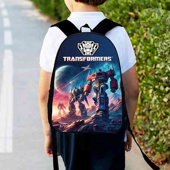 Рюкзак дитячий Трансформери «Transformers» 34х27см, міський ранець для хлопчика з принтом (00568) Київ