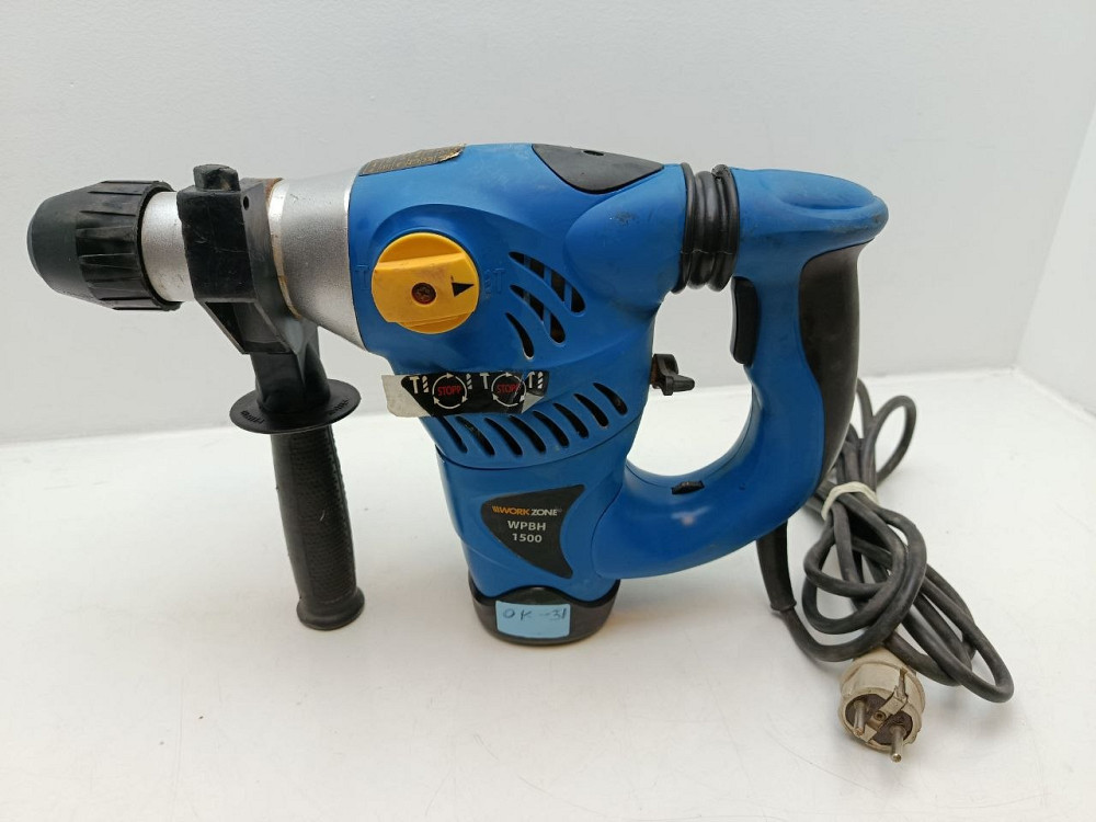 Перфоратор бочковий Workzone WPBH 1500 (1500 Вт, 4 Дж) (Товар вживаний) Луцк - изображение 1