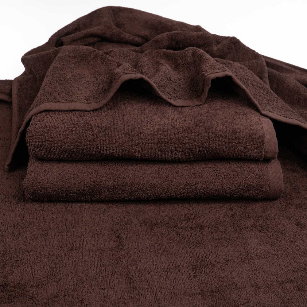 Набір махрових рушників 2шт GM Textile 50х90см, 70х140см 400г/м2 (Коричневий) Суми - фото 5