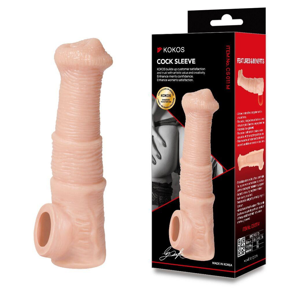 Насадка на член Kokos Cock Sleeve CS 011 M Sex Aura Київ - фото 5