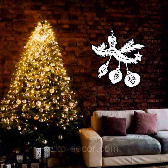 Декоративне настінне Панно «Новий рік», Декор на стену Київ