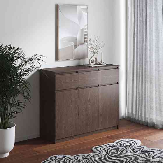 Комод VAYS в спальню, сучасний, без ручок R-33 Венге Темний Львів