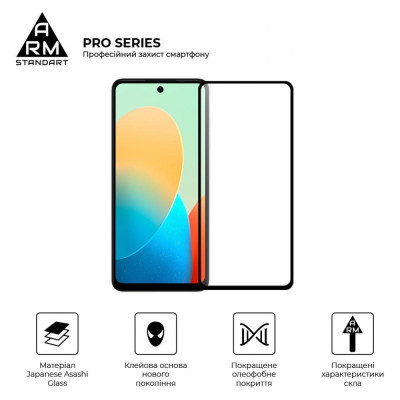 Скло захисне Armorstandart Pro Tecno Spark Go 2024 (BG6) Black (ARM73614) Вінниця - фото 2