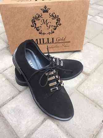 MILLI GOLD Туфлі жіночі MILLI GOLD 385-1605 чорні (весна-осінь, замша натуральна) (2690) 37р.38 Коломыя