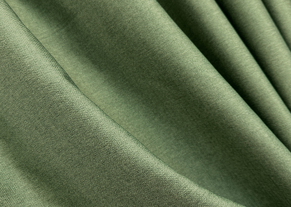 Комплект штор на люверсах VR-Textil Шенилл однотонный № 1684ш Зеленый 150х250 см 2 шт (37-0243) Киев - изображение 7