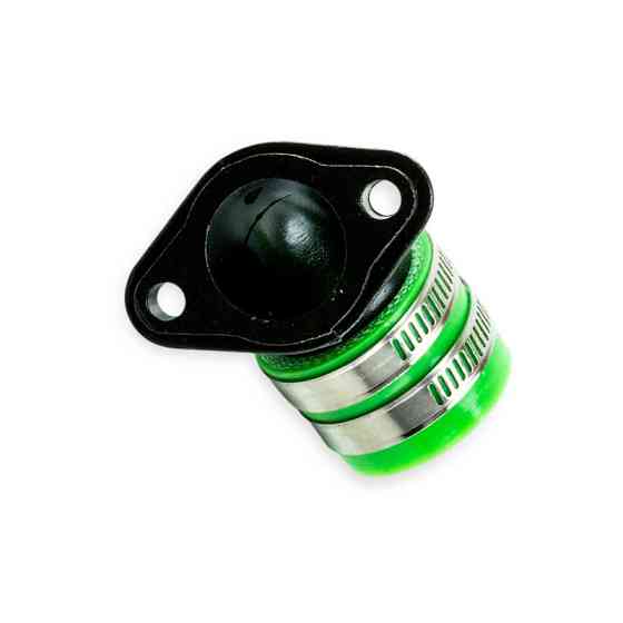 Патрубок скутер китай 4 т-80 силікон зелений залізний карбюратора Мукачево