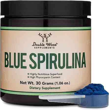 Блакитна спіруліна Double Wood Supplements Blue Spirulina Extract 30 grams Луцьк