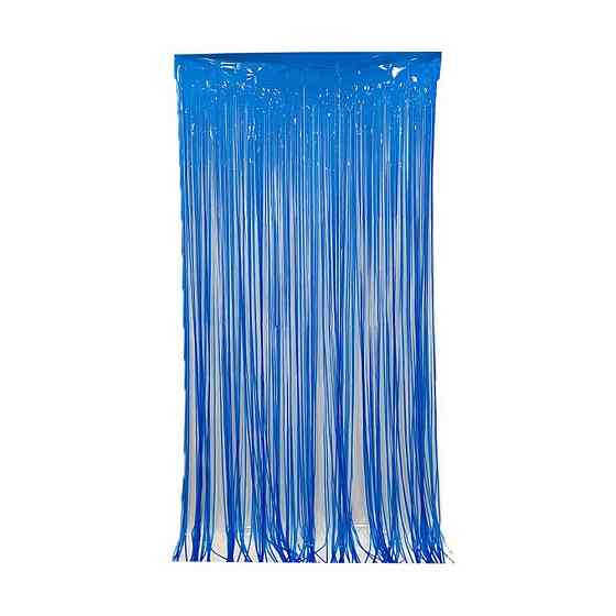 Дощик для фотозони флуоресцентний неоновий 2 м на 1 м синій Київ