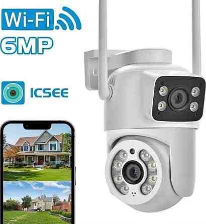 Wifi Камера видеонаблюдения двойная уличная поворотная iCsee Q13 Харьков