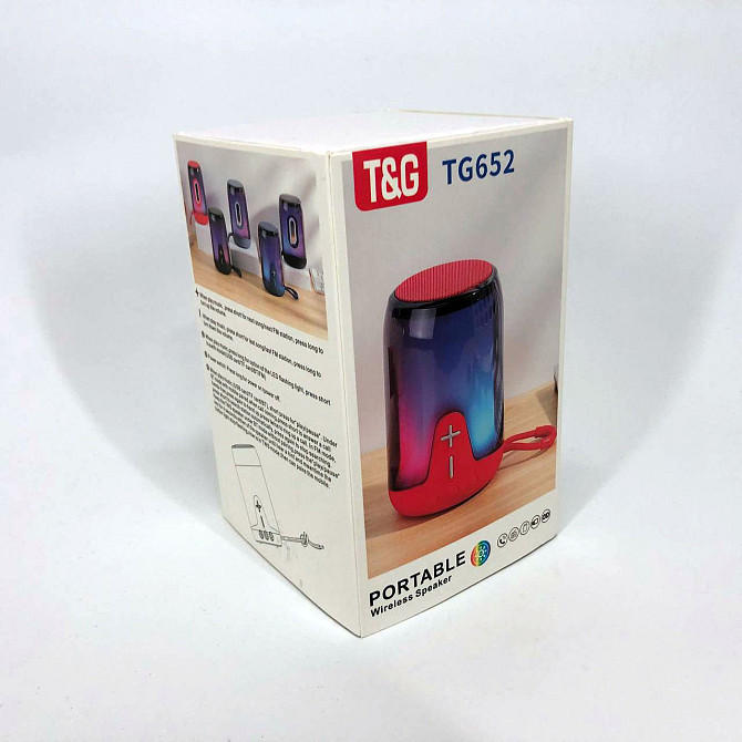 Хорошая bluetooth колонка TG652, Колонка блютуз светящаяся для вечеринки на улице FD-95 Львов - изображение 4