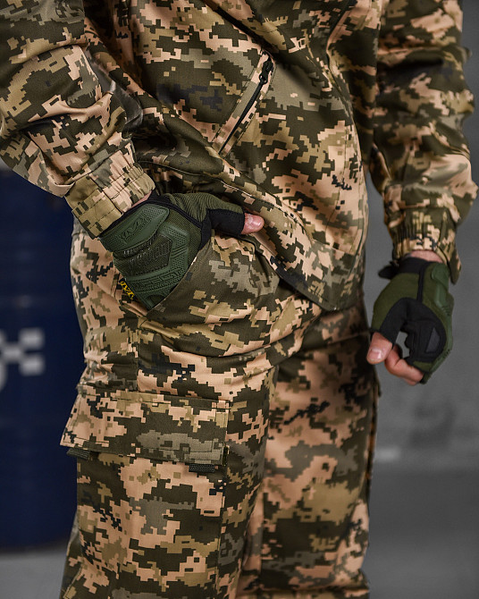 Тактический армейский мужской костюм пиксель с капюшоном весна лето Одесса - изображение 5