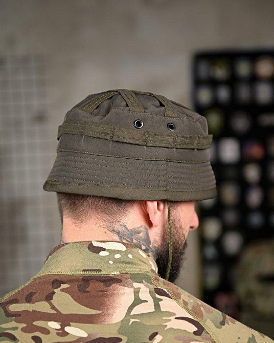 Тактична панама софтшел олива ПП8010 Одеса - фото 3