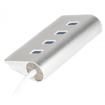 Концентратор Maxxter USB 3.0 Type-A 4 ports silver (HU3A-4P-01) Вінниця - фото 2