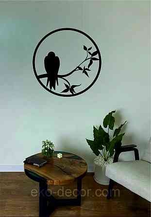 Декоративное настенное Панно «Ворон», Декор на стену Киев