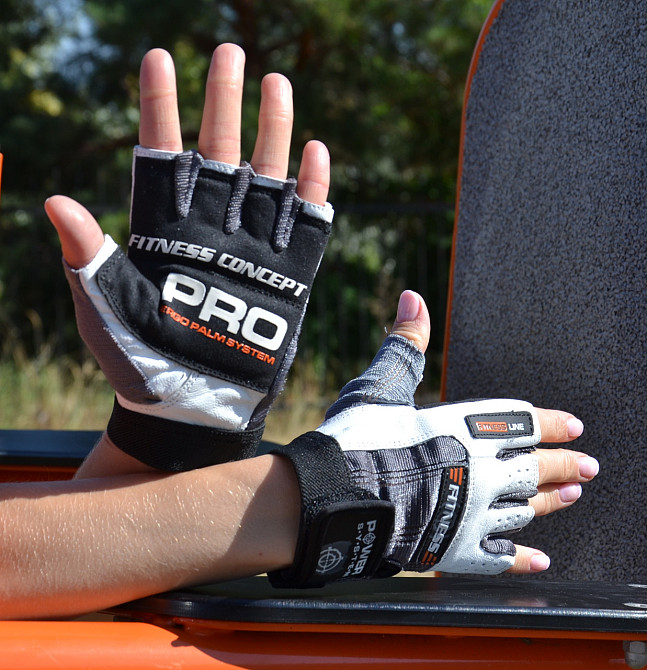 Рукавички для фітнесу Power System PS-2300 Fitness Grey/White L Кам'янське - фото 7