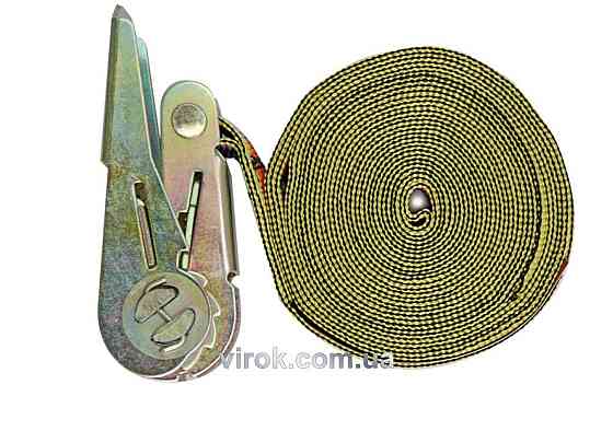 Пас для кріплення багажу VOREL, зажим. фіксатор : 25мм х 5м [12/48] Одесса