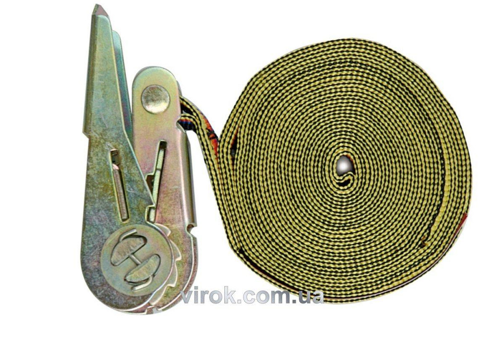 Пас для кріплення багажу VOREL, зажим. фіксатор : 25мм х 5м [12/48] Одеса - фото 1