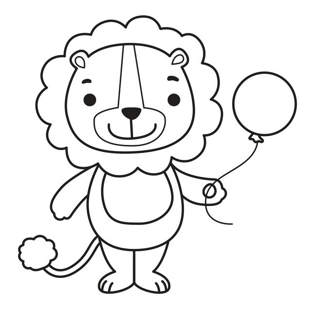 Детская раскраска для малышей 