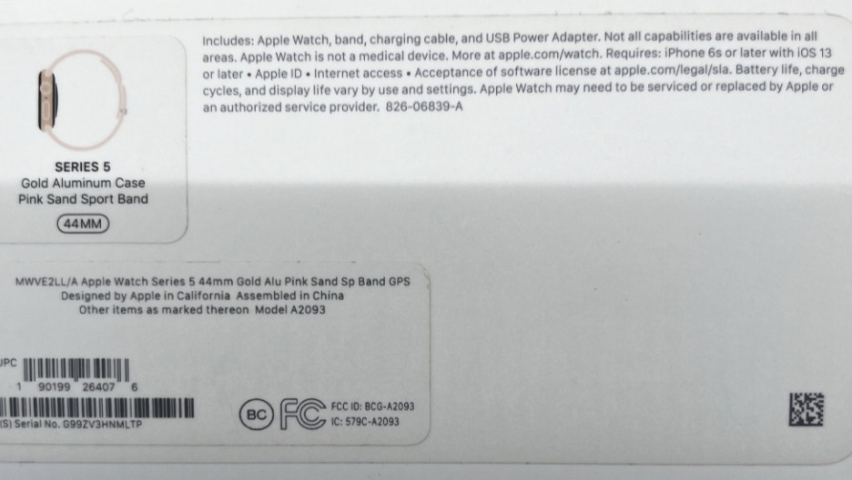 Смарт-годинник: Apple Watch Series 5, 44 mm. Київ - фото 4