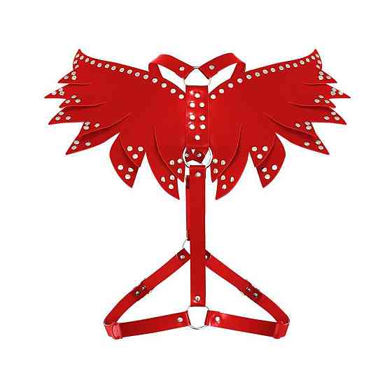 Жіноча портупея Art of Sex - Wings червона XS-M, екошкіра Sex Aura Київ