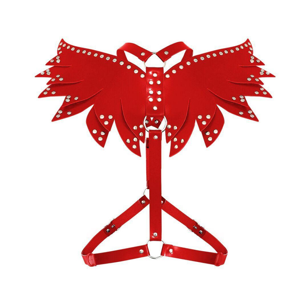 Жіноча портупея Art of Sex - Wings червона XS-M, екошкіра Sex Aura Київ - фото 4