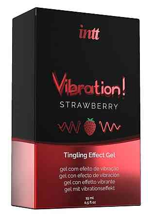 Жидкий вибратор INTT Vibration! Strawberry Sex Aura Киев