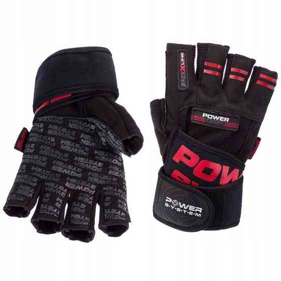 Рукавички для фітнесу Power System PS-2800 Power Grip Red L Кам'янське