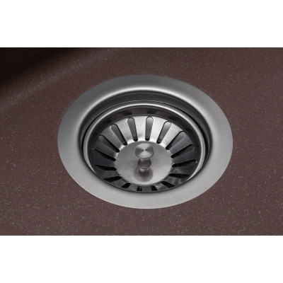 Мийка кухонна GRANADO RONDA marron з сифоном (470*490mm.) (gr2206) Вінниця - фото 3